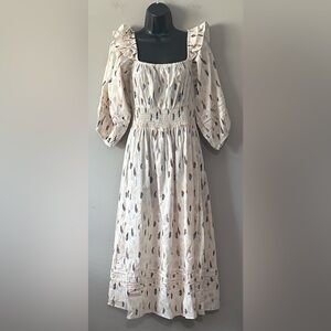 Marigold Kiara Gold Midi Dress M